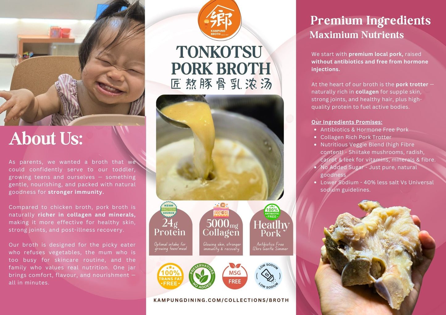 Nourishing Tonkotsu Pork Broth 210ml