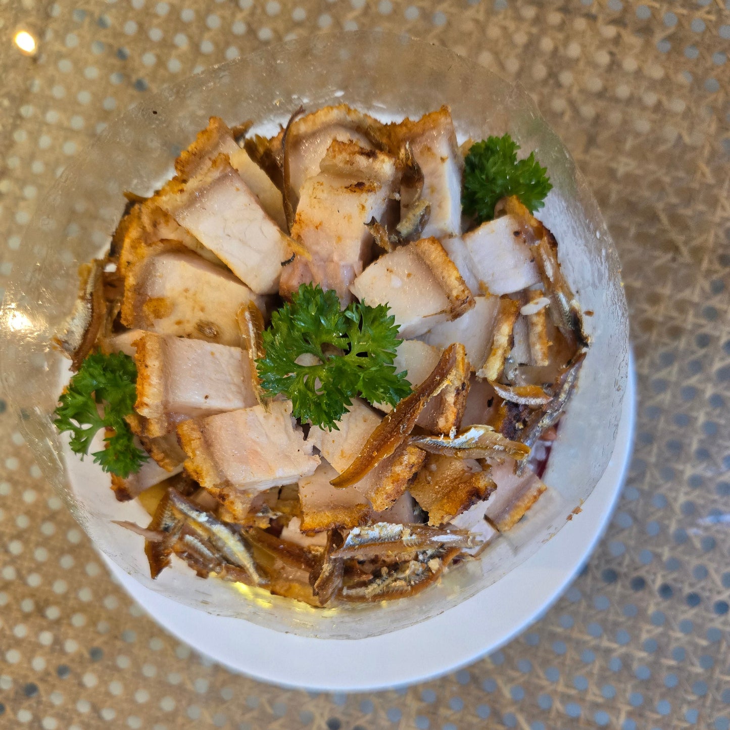 Crackling Siuyuk Pork Lard Nasi Lemak Cake (6 inch)