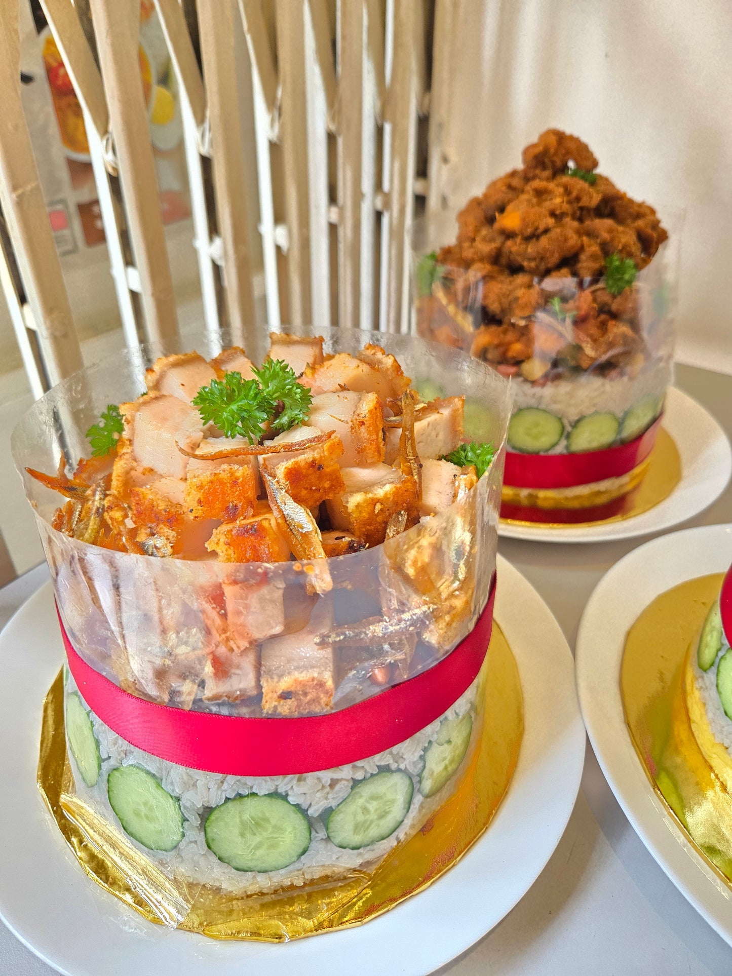 Ayam Goreng Berempah Pork Lard Nasi Lemak Cake (6inch)