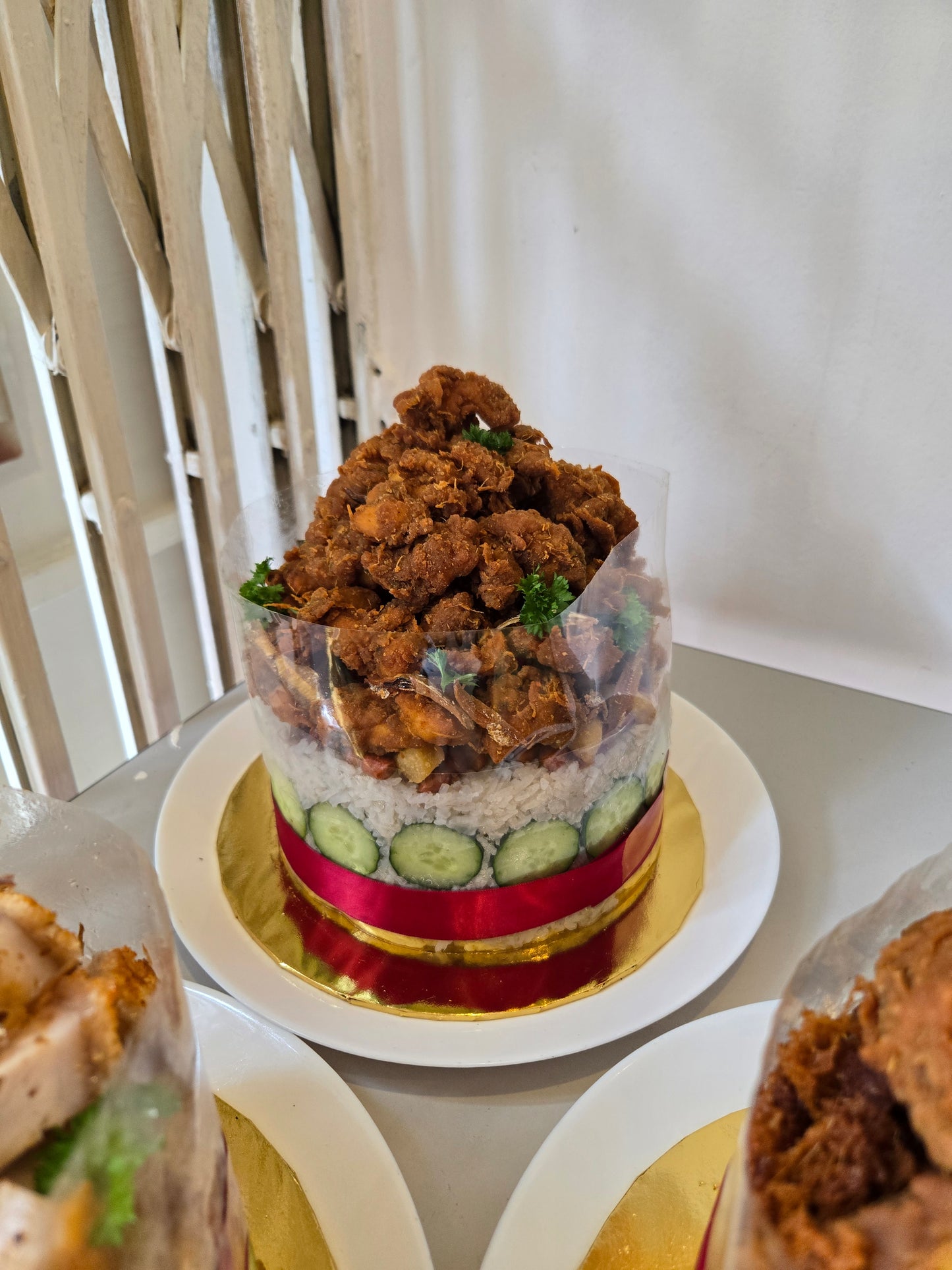 Ayam Goreng Berempah Pork Lard Nasi Lemak Cake (6inch)