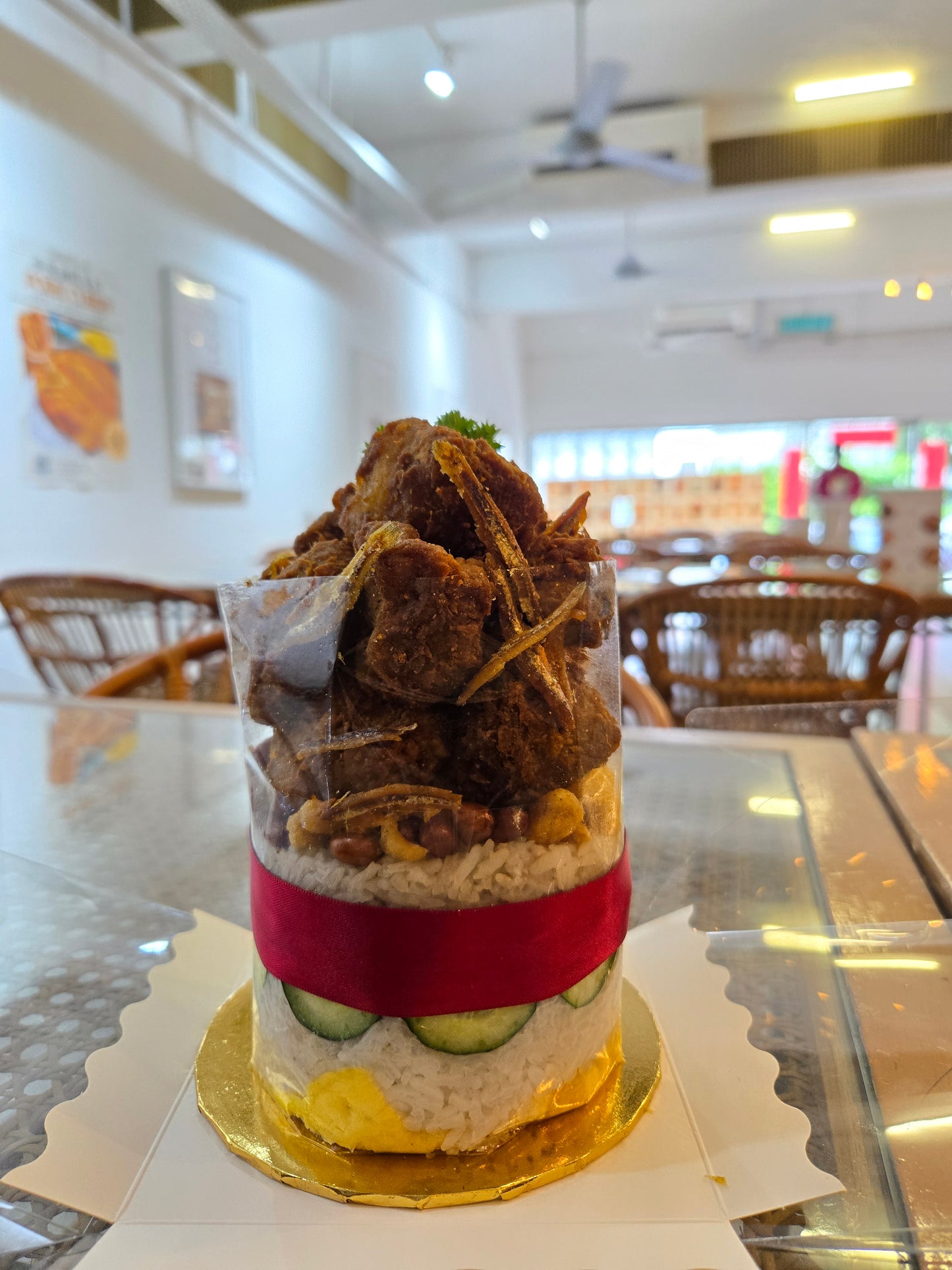 Ayam Goreng Berempah Pork Lard Nasi Lemak Cake (4inch)