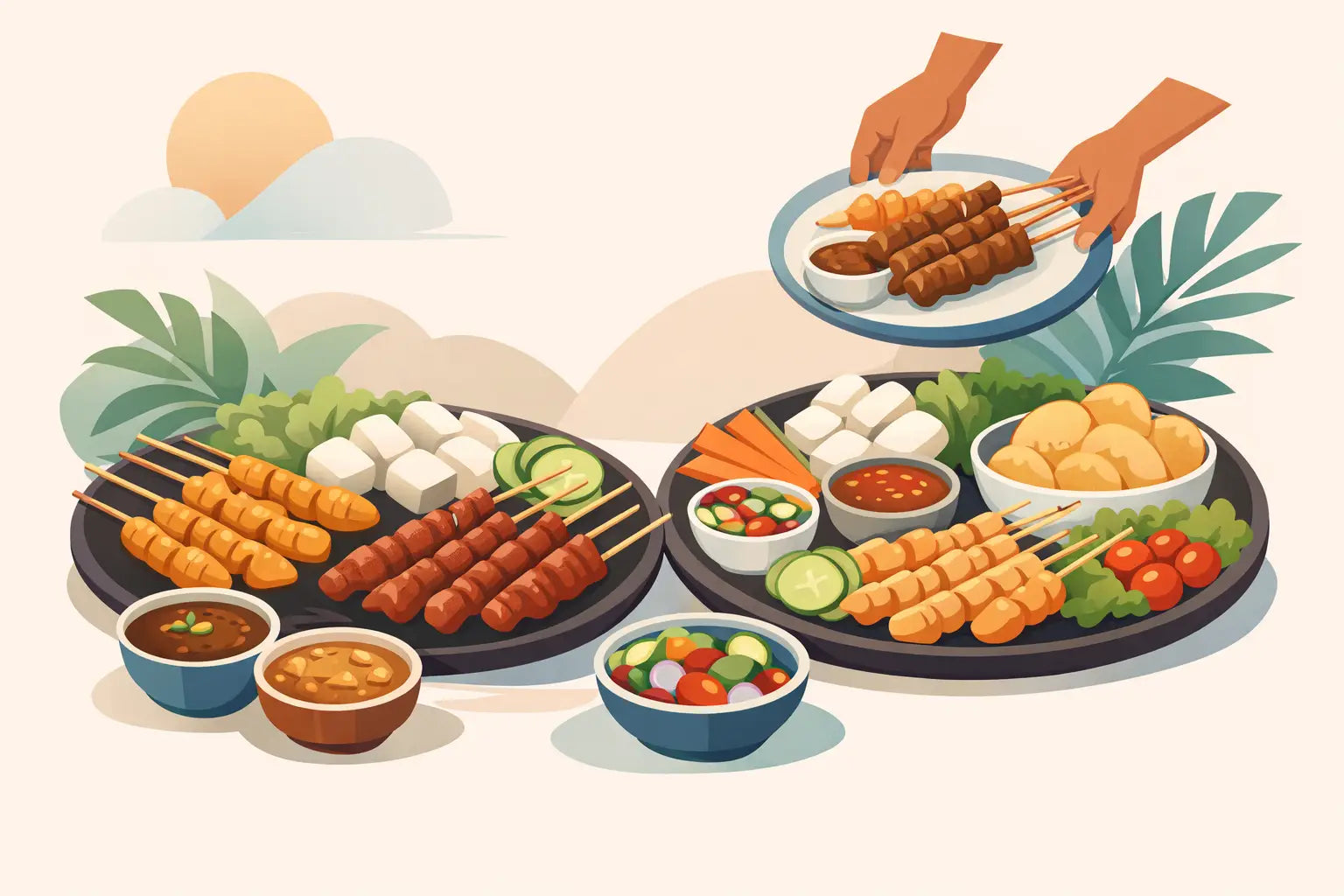 Satay Party Platters Done Right