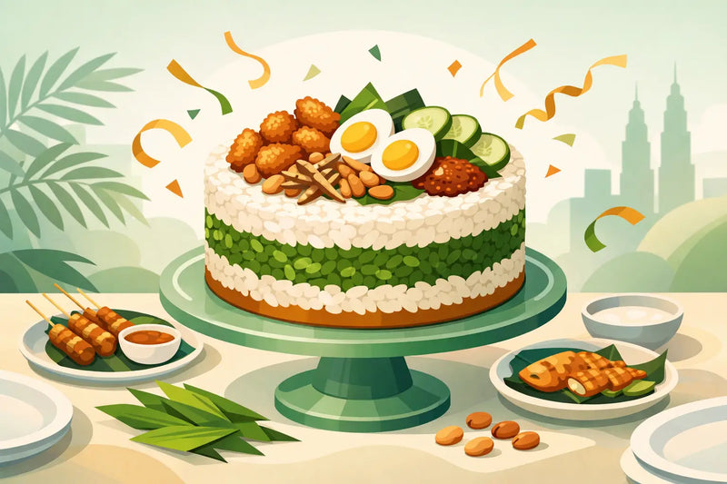 Celebration Nasi Lemak Cake That Steals the Table