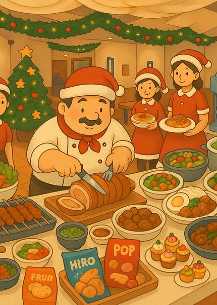 Christmas Buffet Family Ticket (1 Aults + 2 Child)