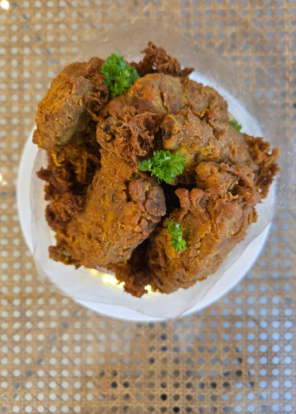 Cripsy Pork Ribs Berempah Pork Lard Nasi Lemak Cake (4 Inch)