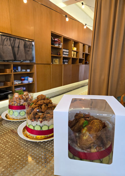 Ayam Goreng Berempah Pork Lard Nasi Lemak Cake (6inch)