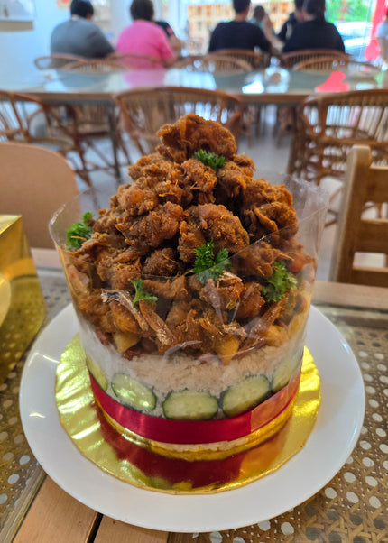 Ayam Goreng Berempah Pork Lard Nasi Lemak Cake (6inch)