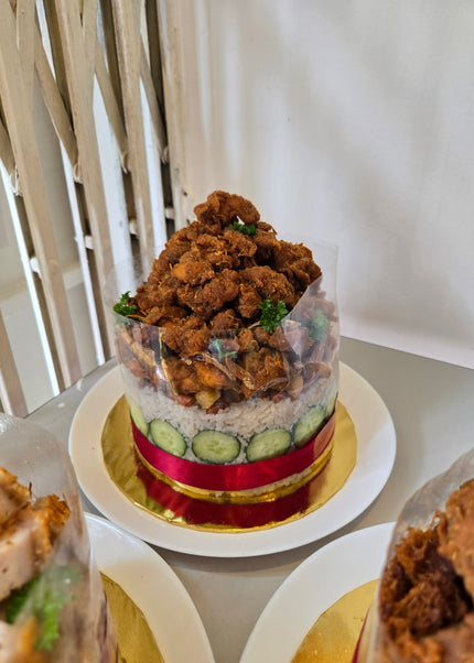 Ayam Goreng Berempah Pork Lard Nasi Lemak Cake (6inch)