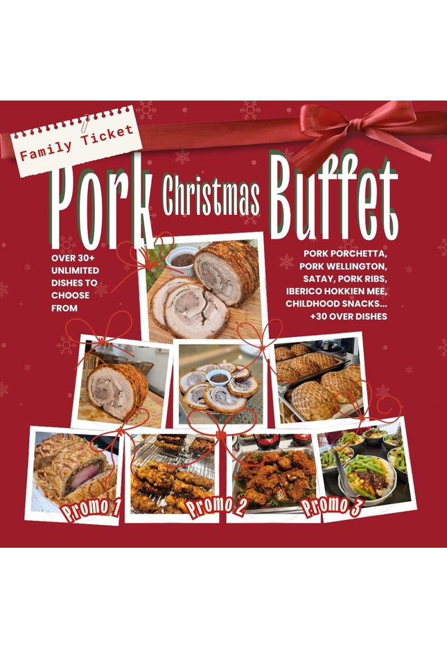 Christmas Buffet Family Ticket (1 Aults + 2 Child)