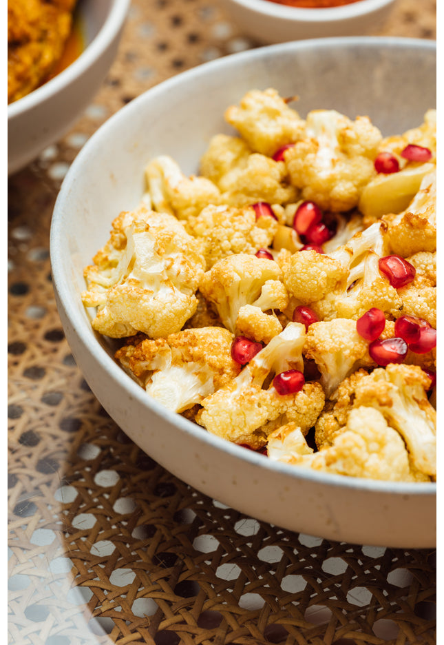 Charred Cauliflowers with In-House Garlic Sauce