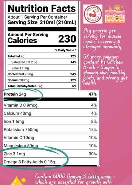 Nourishing Tonkotsu Pork Broth 210ml