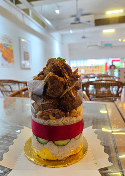Ayam Goreng Berempah Pork Lard Nasi Lemak Cake (4inch)