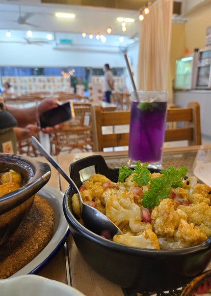 Charred Cauliflowers with In-House Garlic Sauce